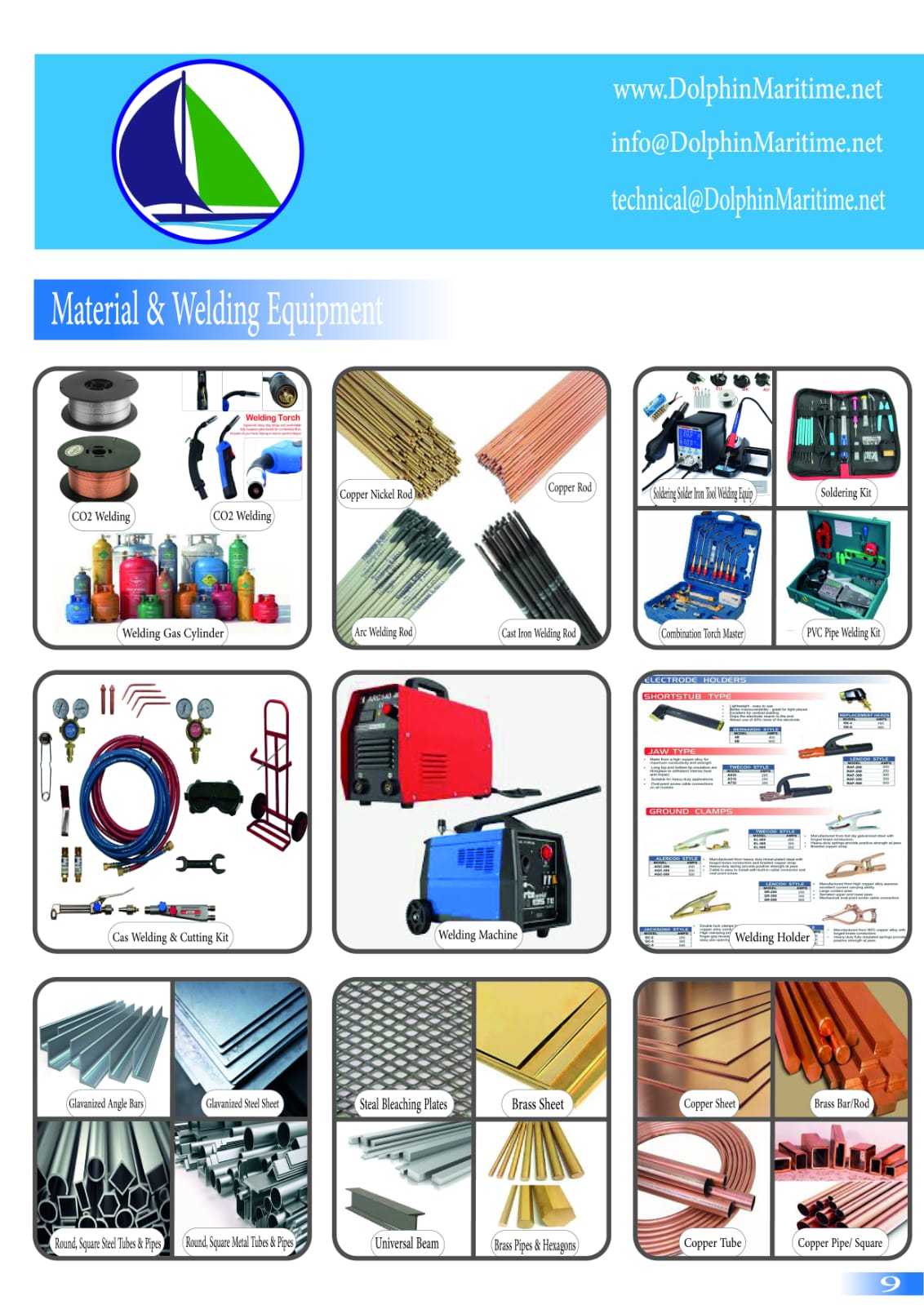 Material & Welding Equipment